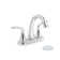 Elm Centerset Two Handle Bathroom Faucet with Push Pop Drain