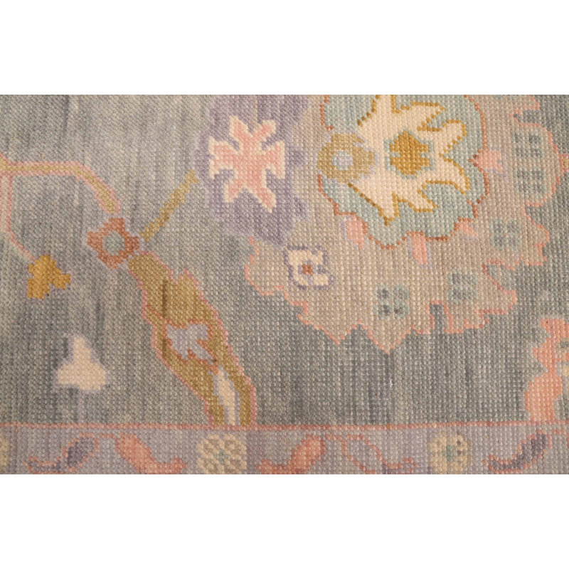 Tapis moderne sauge Oushak 7 pi 10 po x 9 pi 10 po