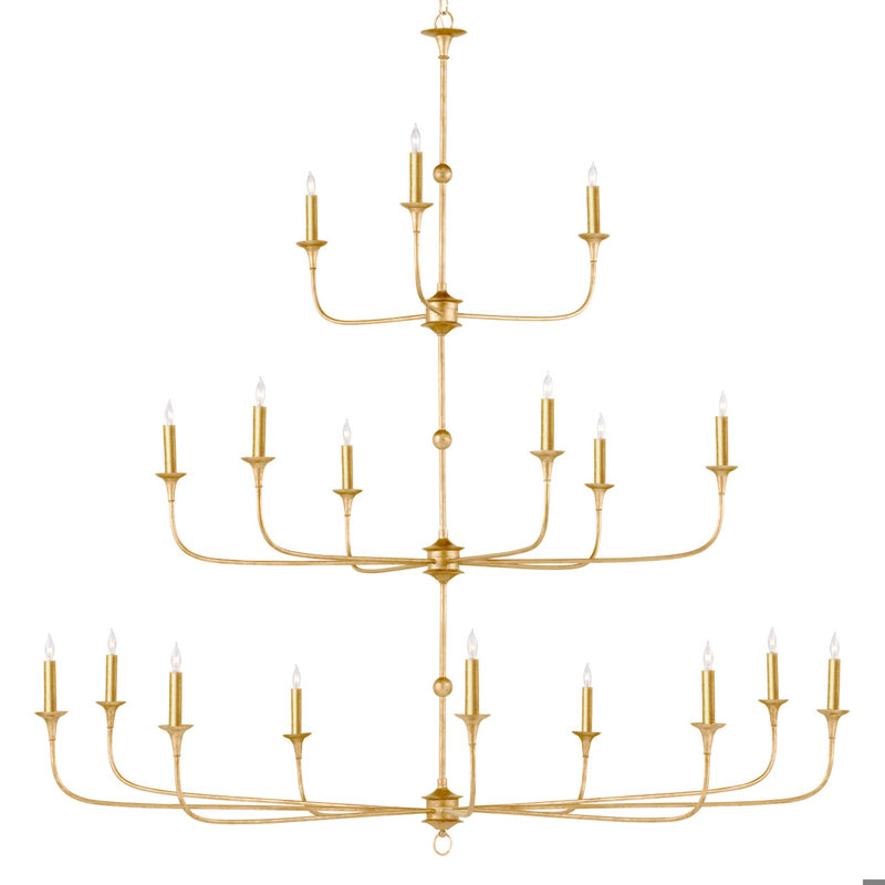 Lustre doré Nottaway Grande