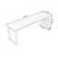 Bureau rectangulaire en bois massif noyer-108841195