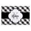 Tapis d'entrée antidérapant Denee Gingham 27 po x 18 po