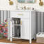 Ensemble de meuble-lavabo simple 24,2 po Fabeha-219306455