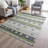 Machine Washable Indoor/Outdoor Xhevrie Aloe Rug-1763619402