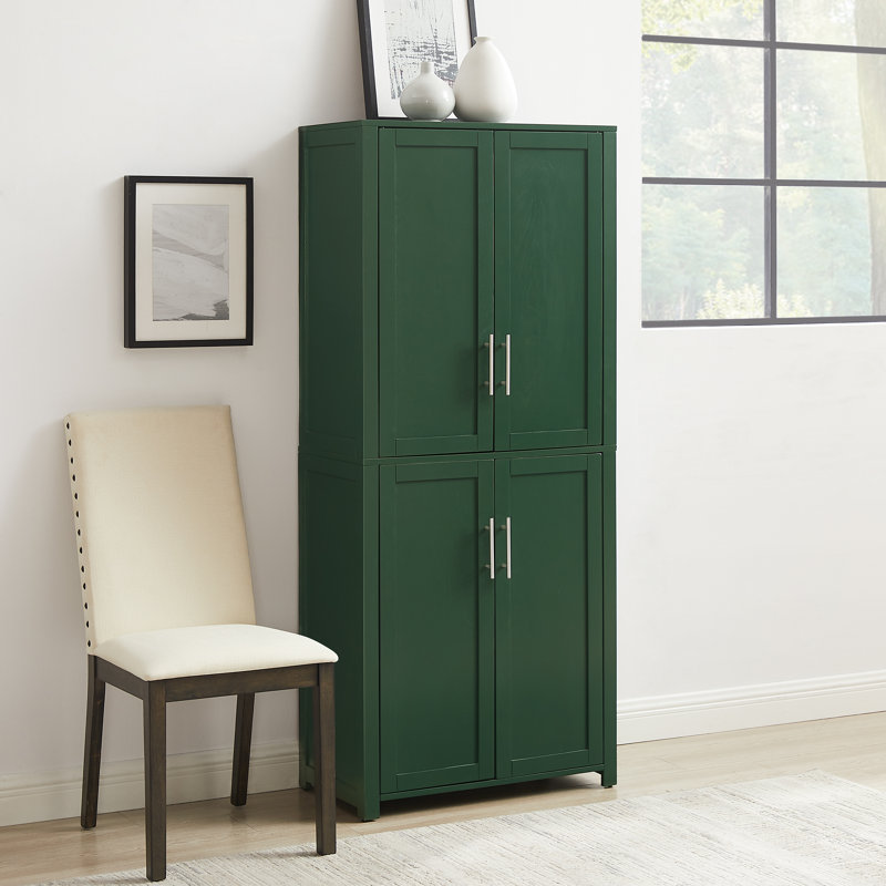 Allura 67'' Kitchen Pantry, Hunter Green