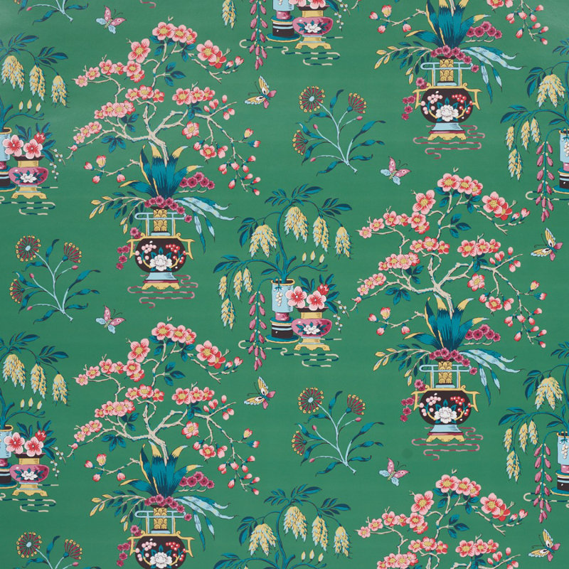 Ming Vase Wallpaper, Jade
