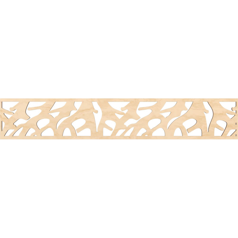 Moulure Manton, H 8 po x l 46,625 po x P 0,25 po, Bouleau