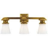 Chapman & Myers New York Subway Triple Light