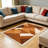 Terracotta Abstract Triangle carpet-easy to clean, machine-washable, soft and comfortable; suitable for door mats, kitchens, living rooms, bedrooms, corridors, and laundry areas. Easy to clean, durable carpet for home decoration.-295930300