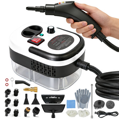2500W 1200ML Portable Handheld High-Temperature Steam Cleaner White