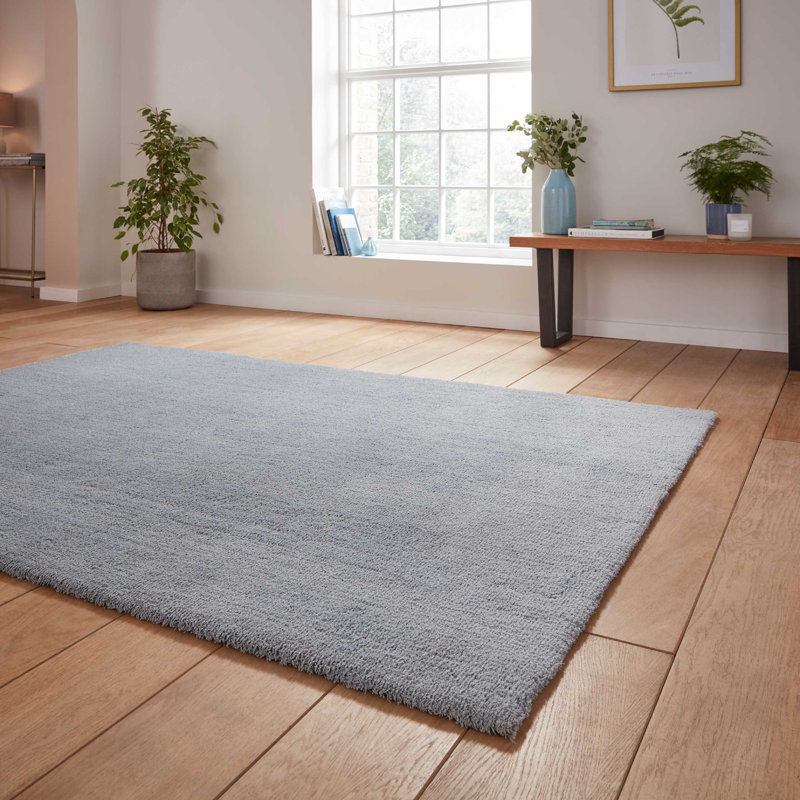 Athanaze area rug Machine Woven Rectangle Light Blue, Rectangle 60 x 115cm