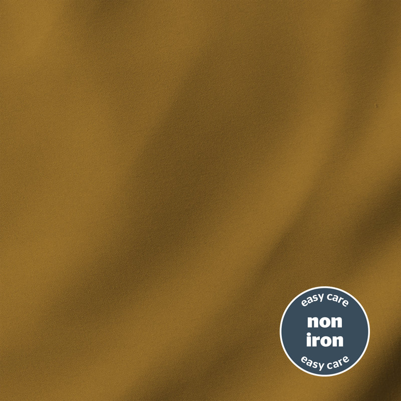 Silentnight Supersoft Fitted Sheet, Kingsize (5'), Yellow