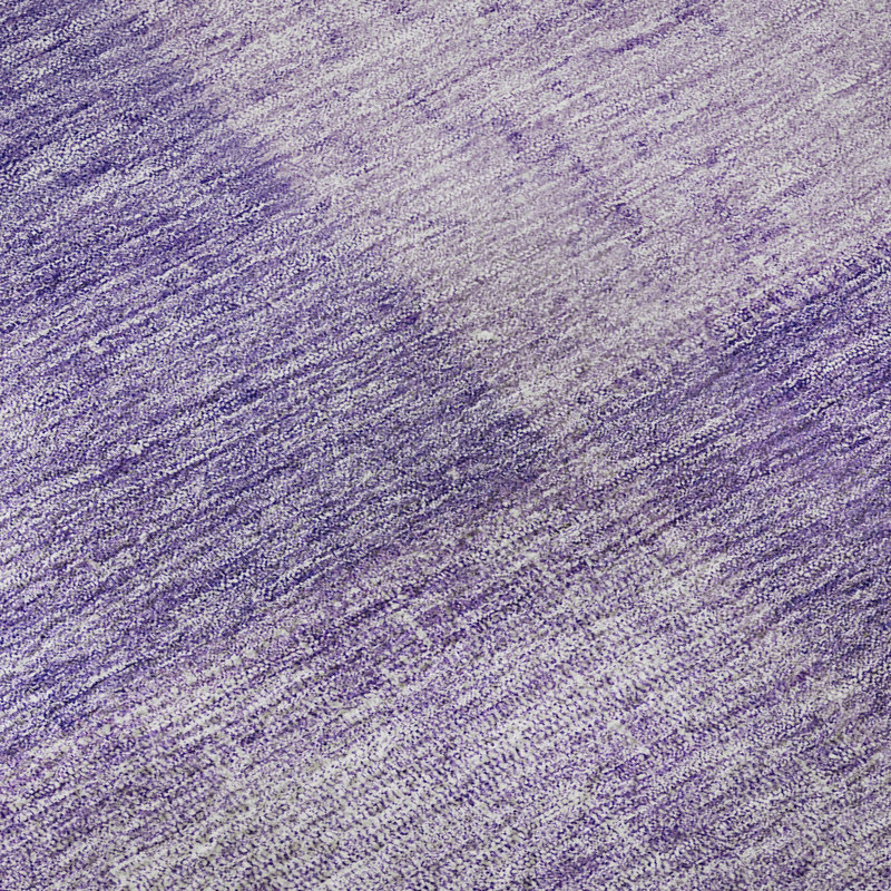 Premium Machine Washable Prisco Lavender Rug, Rectangle 8' x 10'