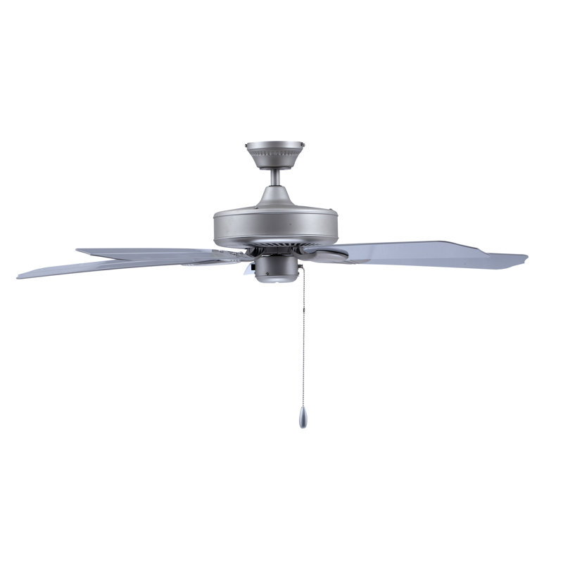 Sunset 52" 5-Blade Outdoor/Indoor Ceiling Fan, Gray
