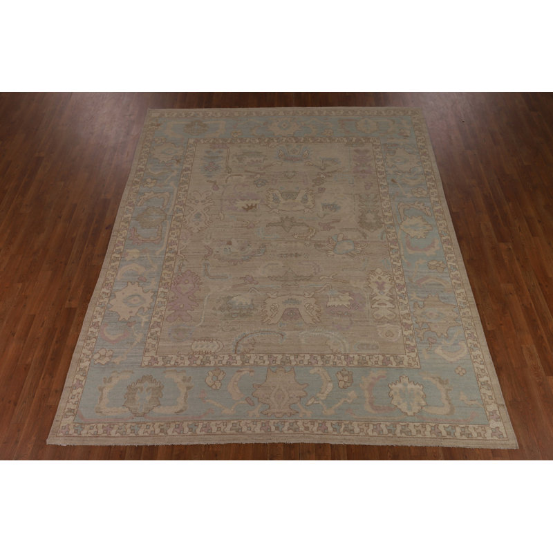 Vegetable Dye Oushak Turkish Area Rug 8x10