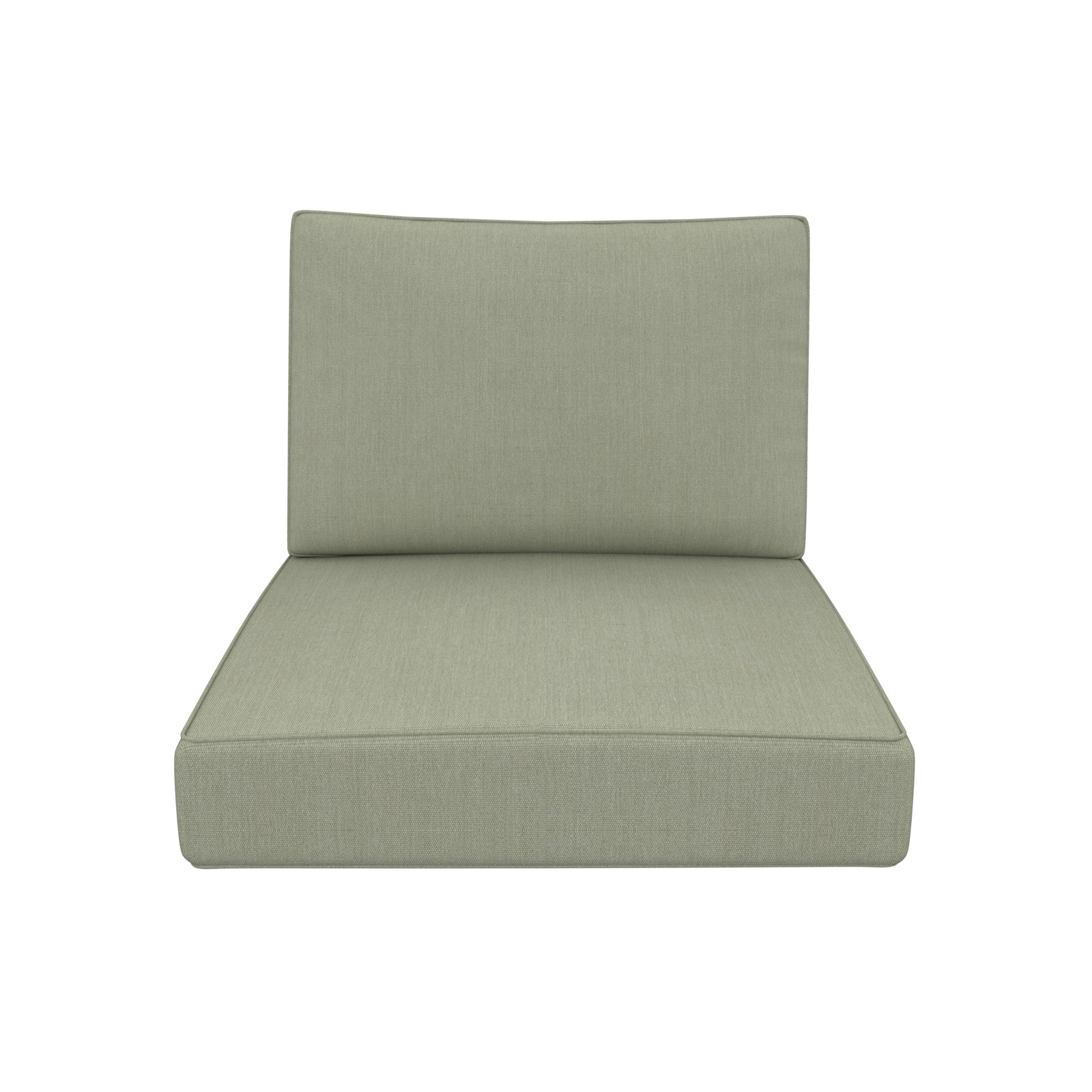 Lani 29" Sunbrella® Seat and Back Cushion, Canvas Seasalt Sunbrella® Canvas