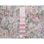 Tapis oriental carré en laine noué à la main à poil long de 1 pi 9 po x 1 po 9 po Kerman Shabby Chic