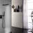 10 Inch Matte Black Shower For Bathroom Luxury - Rain Head Wall Mounted With Self-Cleaning Nozzle, Fits American Standard Pipe Mixer Mounted, Easy To Clean Connection-121169373