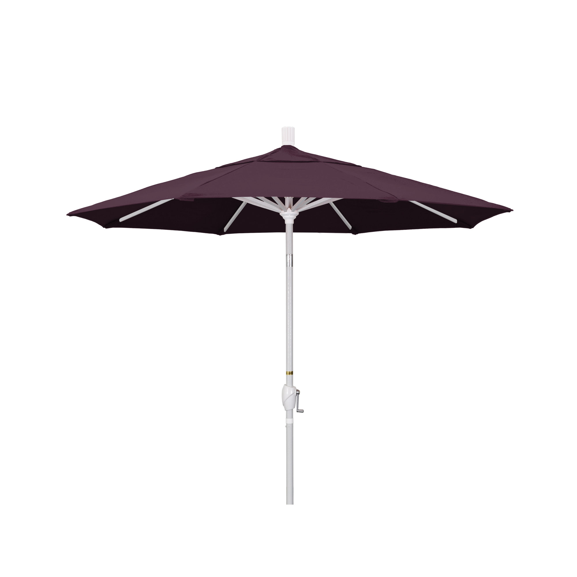 90'' Outdoor Umbrella, Pacifica, White, Red- Olefin