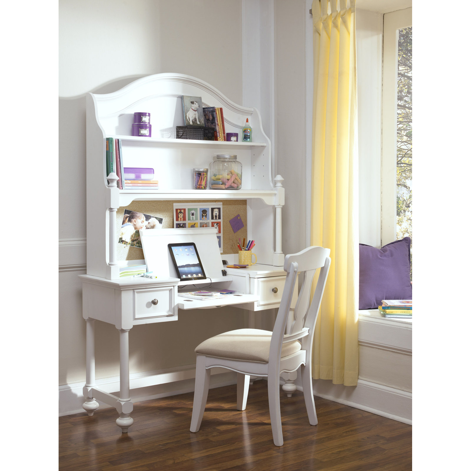 Madison Aston Writing Desk with Hutch