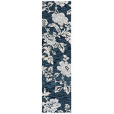 Hober Hand Tufted Wool Pile Floral Rug
