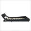 Structure de lit tapissier en similicuir
