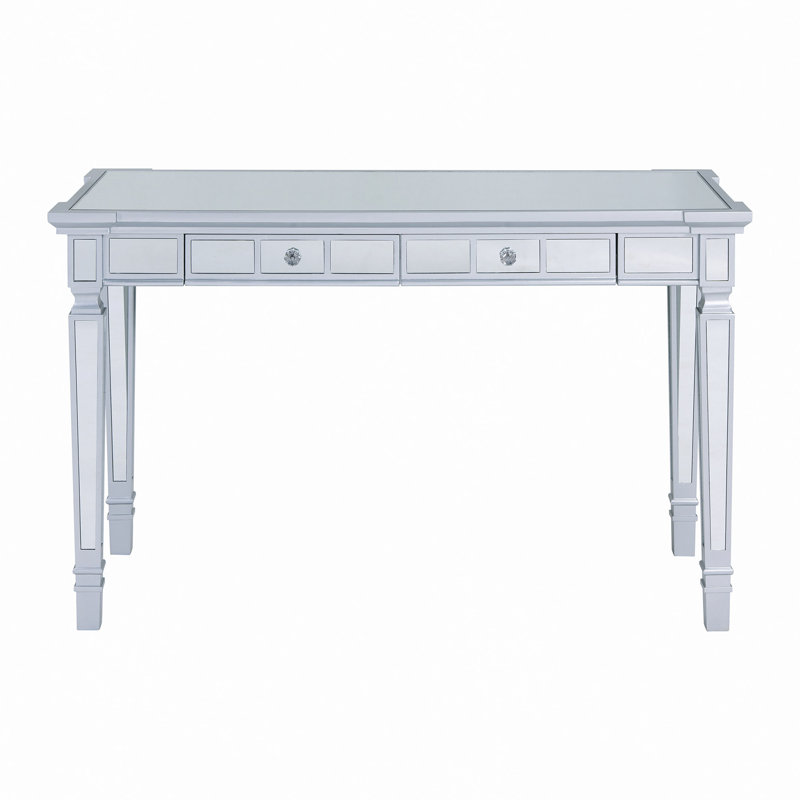 Bureau d'écriture en miroir avec tiroirs