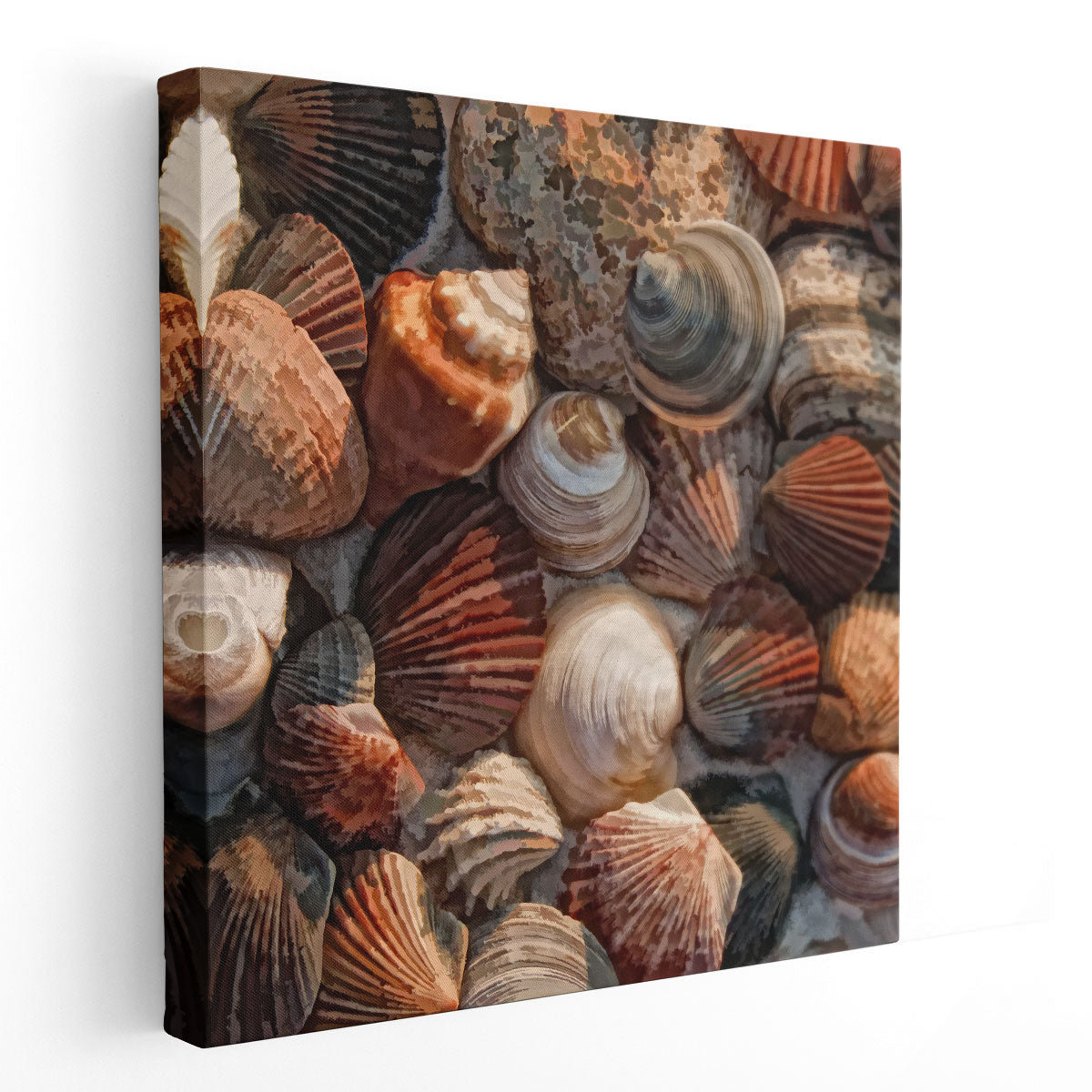 Rosecliff Heights Shell Yes - Canvas Print Wall Art | Wayfair