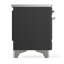 Cuisinière à induction 36 pouces avec 6 éléments à induction en graphite mat Majestic III Series (garniture chromée)-124828858-124828867