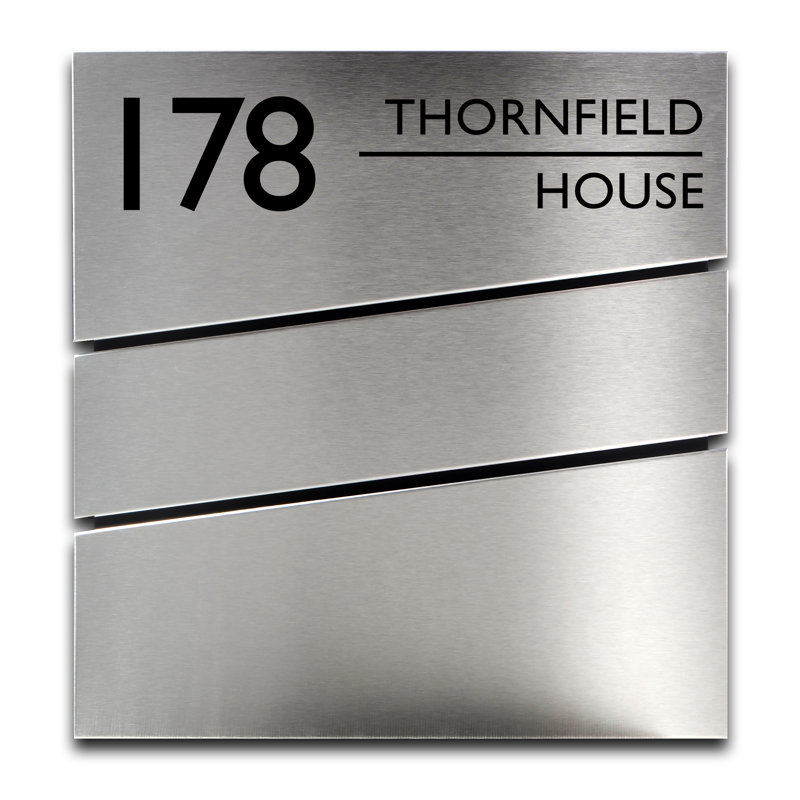 Props Locking Large Wall Mounted Stainless steel Post box -Letter Box, Yes