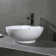 Symple Stuff Elmhur 19.68'' White Ceramic Circular Bathroom Sink with Overflow