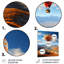 «Orange Hot Air Ballon Horizon II», impression d'art mural en montgolfière en métal-1540561487