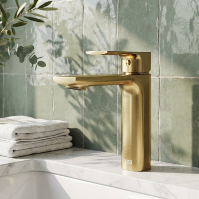 Davidson 6" H Single Handle Single Hole Bathroom Faucet