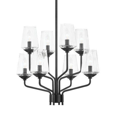 Kihana 8 - Light Dimmable Tiered Chandelier