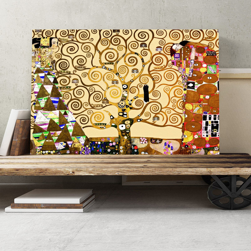 Gustav Klimt - Wrapped Canvas Painting, 50cm H x 76cm W
