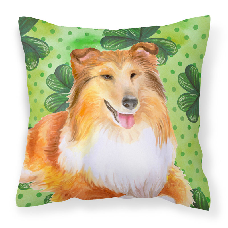 Coussin intérieur/extérieur st patrick, Berger Shetland, 18 po x 18 po