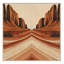 Tapis brun / beige beige lavable à la machine à motif rétro style rustique Peksenak-259883735