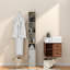 Space-saving Mdf Bookcases, Antique White Tall Slim Design For Home