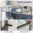  Metal Bunk Bed with USB Charging Station, RGB LED Lights, Safety Guardrails – Easy Assembly, No Box Spring Needed-1664337685-1664337684-1664337689