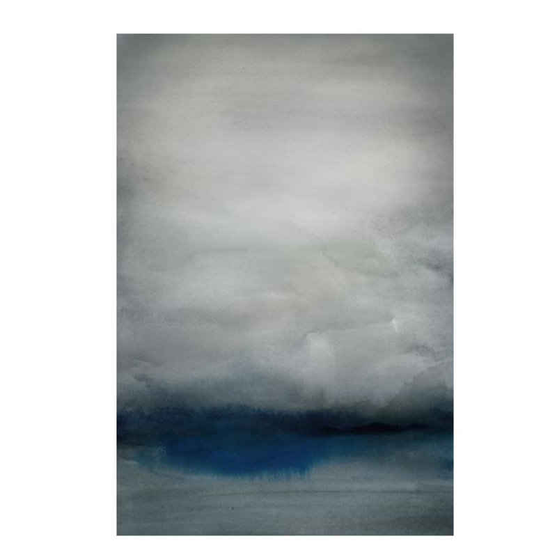 Océan de tranquillité I par Mari Urasawa - Peinture, Plexi, H 60 po x l 40 po x P 1,5 po