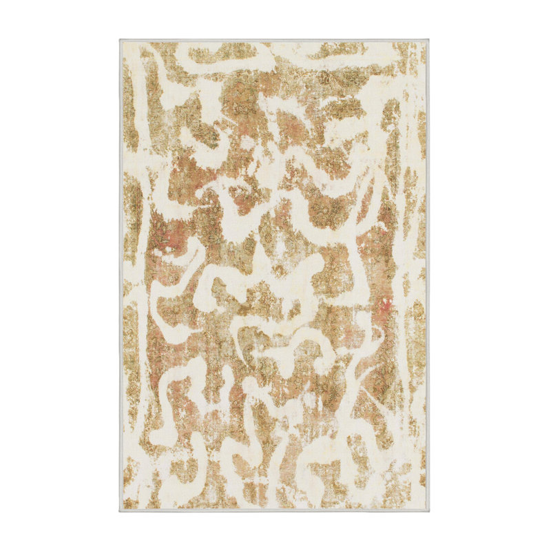 Abstract Indoor Rug, Runner 2' x 5'