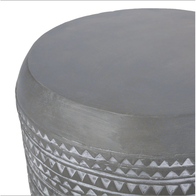 Outdoor Lightweight Concrete Side Table