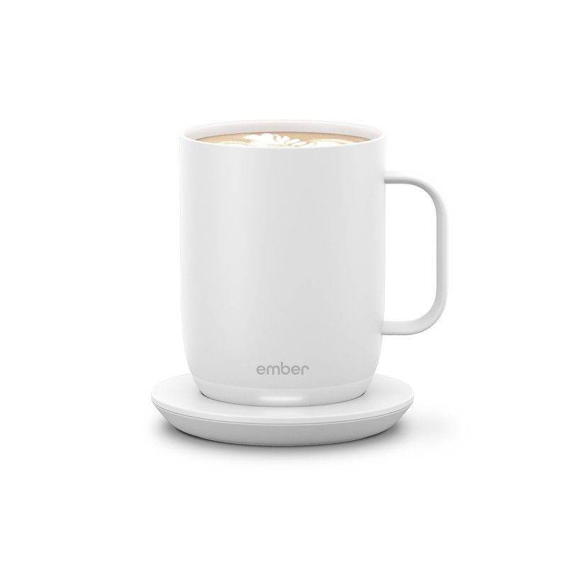 Ember Mug 2, Temperature Control Smart Mug, 14 Oz, White
