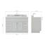 Ensemble de meuble-lavabo simple 49 po Partham-67491804