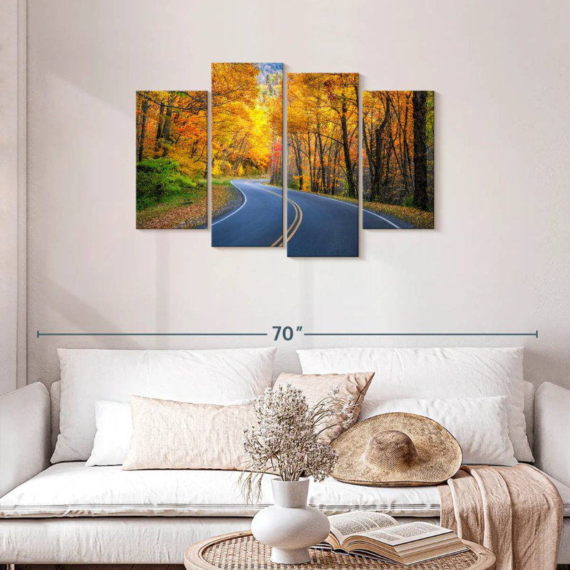 Paysage d'automne à Alvord Road, H 27 po x l 43 po