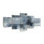 Ensemble de 5 pièces indigo et gris sur toile In The Clouds-726728045