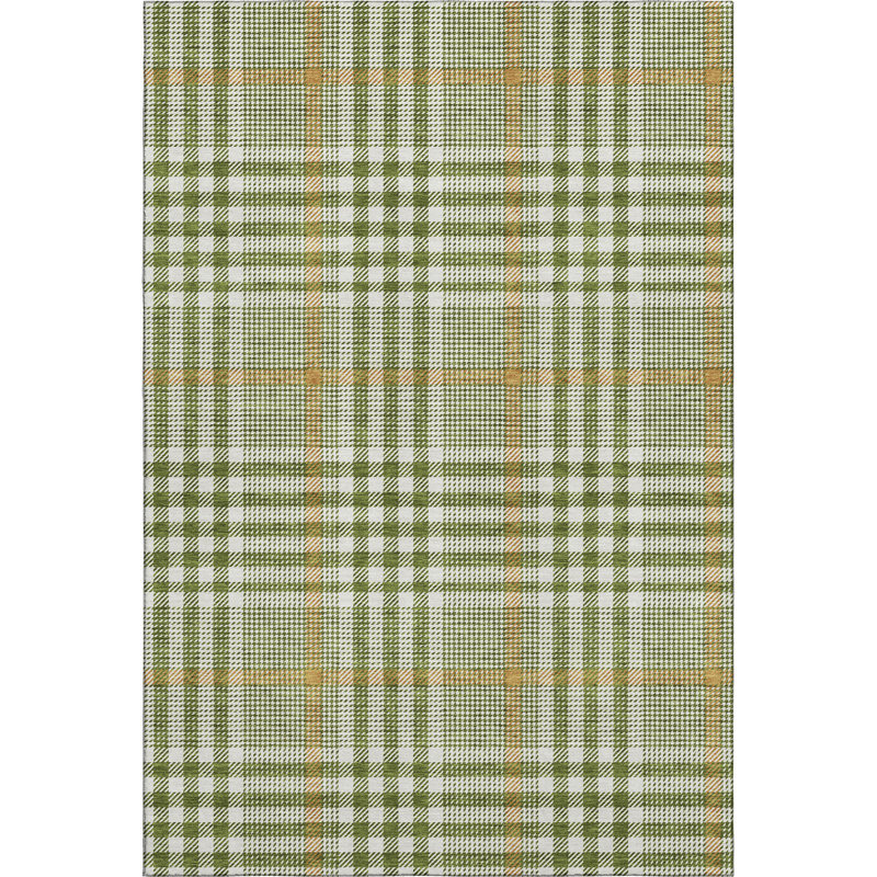 Tapis à carreaux Corry AMF1054 lavable à la machine de qualité supérieure, Rectangle 2 pi 6 po x 3 pi 10 po