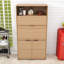 Armoire de cuisine polyvalente avec tablette réglable, poste de travail pliable et station de charge intégrée-292745660
