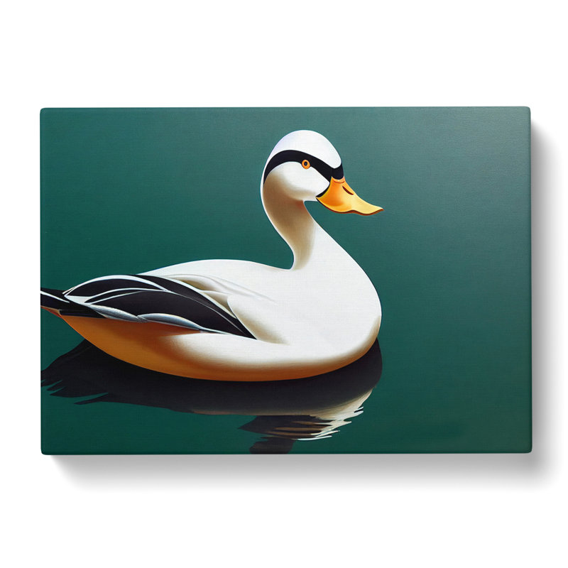 Artistic Duck - Wrapped Canvas, 35cm H x 50cm W x 3cm D