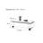 Storage microcrystalline stone coffee table