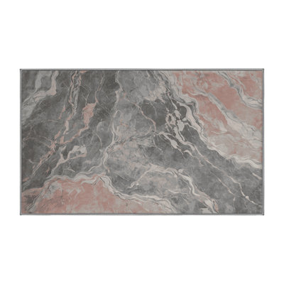 Machine Washable Grey Area Rug